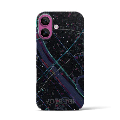 【四ツ木（東京都）】地図柄iPhoneケース（バックカバータイプ）