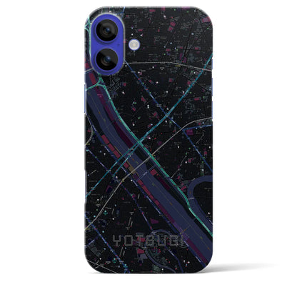 【四ツ木（東京都）】地図柄iPhoneケース（バックカバータイプ）