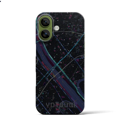 【四ツ木（東京都）】地図柄iPhoneケース（バックカバータイプ）