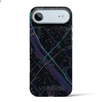 【四ツ木（東京都）】地図柄iPhoneケース（バックカバータイプ）