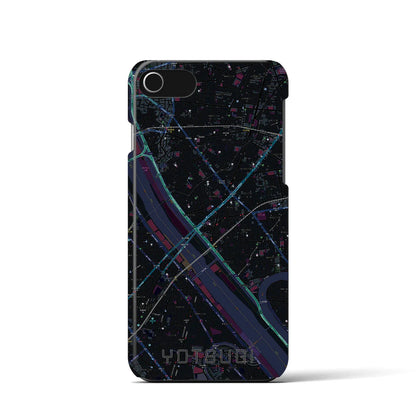 【四ツ木（東京都）】地図柄iPhoneケース（バックカバータイプ）