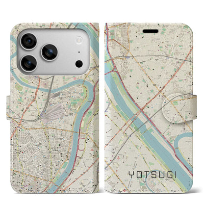 【四ツ木（東京都）】地図柄iPhoneケース（手帳タイプ）