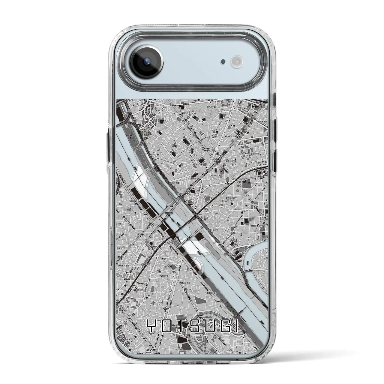 【四ツ木（東京都）】地図柄iPhoneケース（MagSafeタイプ）