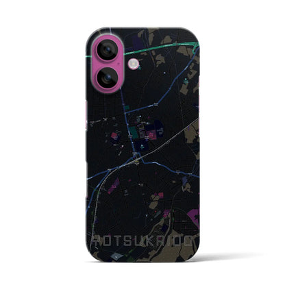 【四街道（千葉県）】地図柄iPhoneケース（バックカバータイプ）