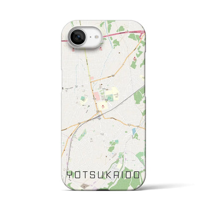 【四街道（千葉県）】地図柄iPhoneケース（バックカバータイプ）