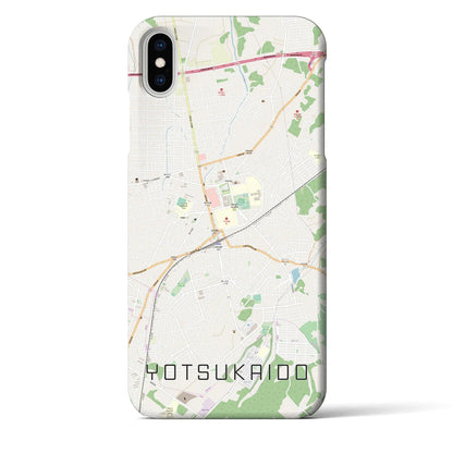 【四街道（千葉県）】地図柄iPhoneケース（バックカバータイプ）