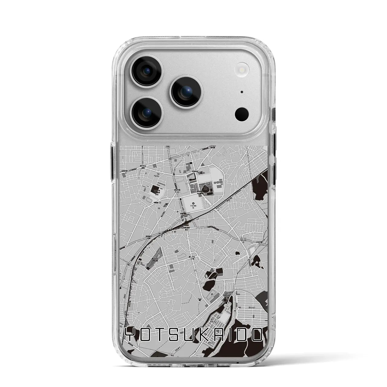 【四街道（千葉県）】地図柄iPhoneケース（MagSafeタイプ）