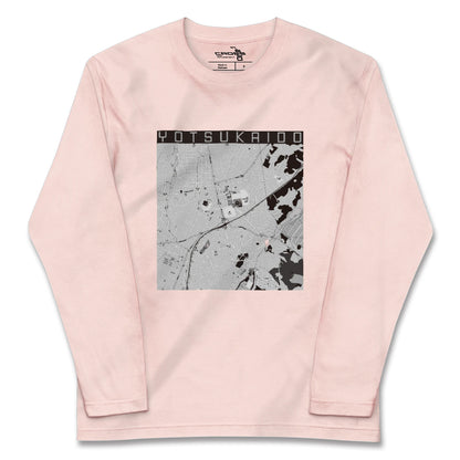 【四街道（千葉県）】地図柄ロングスリーブTシャツ