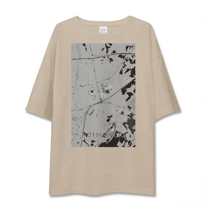 【四街道（千葉県）】地図柄ビッグシルエットTシャツ