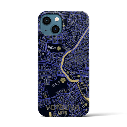 【四ツ谷（東京都）】万延江戸図iPhoneケース（バックカバータイプ）