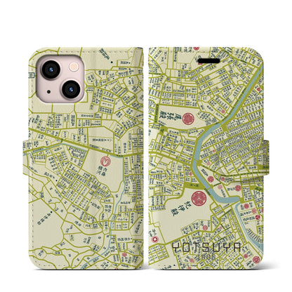 【四ツ谷（東京都）】万延江戸図iPhoneケース（手帳タイプ）