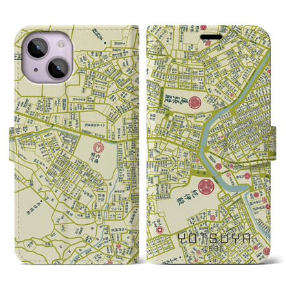 【四ツ谷（東京都）】万延江戸図iPhoneケース（手帳タイプ）