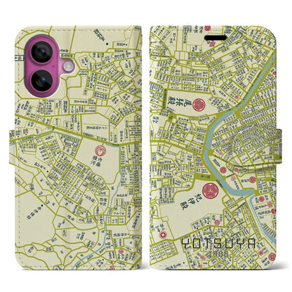 【四ツ谷（東京都）】万延江戸図iPhoneケース（手帳タイプ）