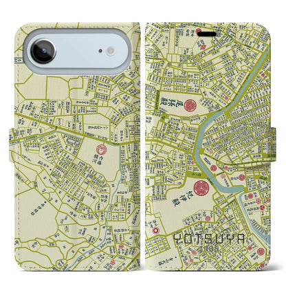 【四ツ谷（東京都）】万延江戸図iPhoneケース（手帳タイプ）