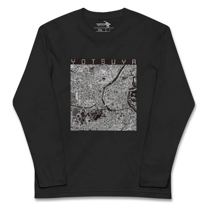 【四ツ谷（東京都）】地図柄ロングスリーブTシャツ