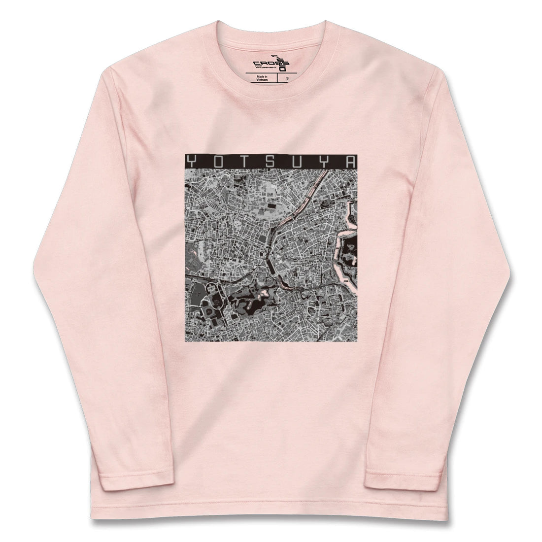 【四ツ谷（東京都）】地図柄ロングスリーブTシャツ