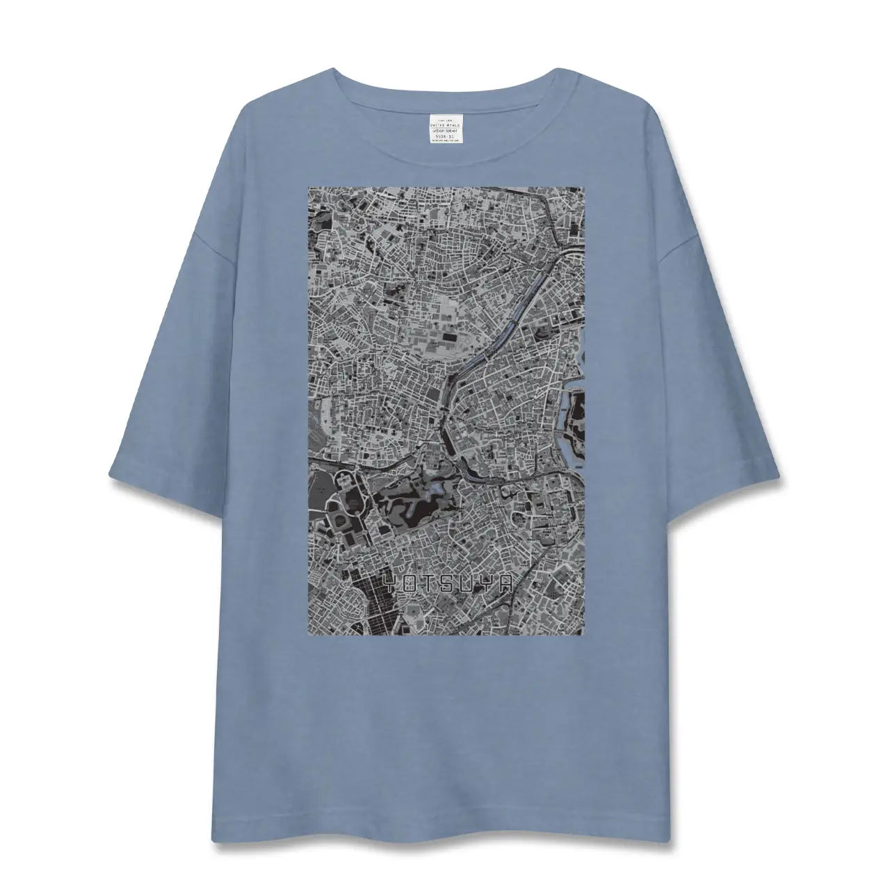 【四ツ谷（東京都）】地図柄ビッグシルエットTシャツ