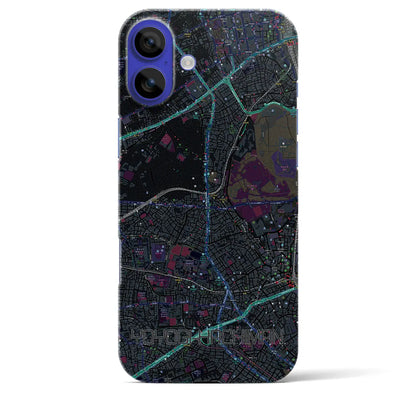 【代々木八幡（東京都）】地図柄iPhoneケース（バックカバータイプ）