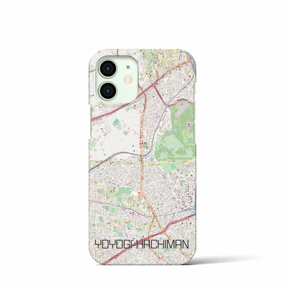 【代々木八幡（東京都）】地図柄iPhoneケース（バックカバータイプ）