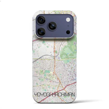 【代々木八幡（東京都）】地図柄iPhoneケース（バックカバータイプ）