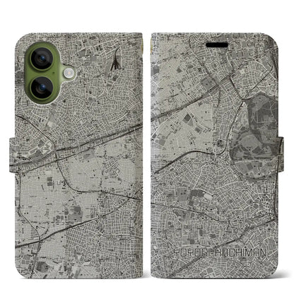 【代々木八幡（東京都）】地図柄iPhoneケース（手帳タイプ）