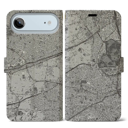 【代々木八幡（東京都）】地図柄iPhoneケース（手帳タイプ）