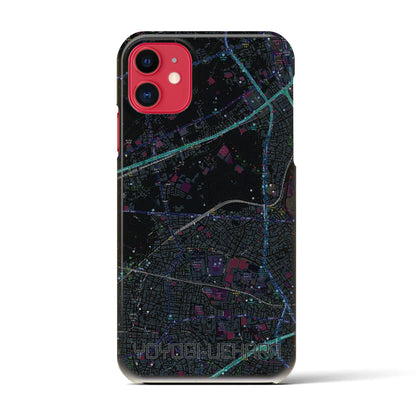 【代々木上原（東京都）】地図柄iPhoneケース（バックカバータイプ）