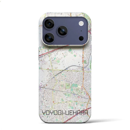 【代々木上原（東京都）】地図柄iPhoneケース（バックカバータイプ）