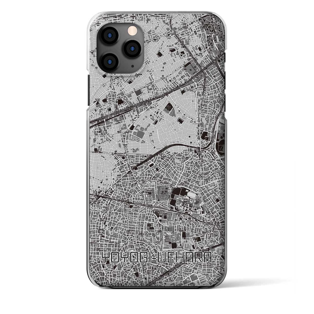 【代々木上原（東京都）】地図柄iPhoneケース（クリアタイプ）