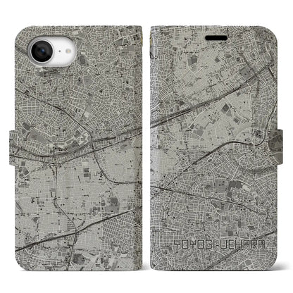 【代々木上原（東京都）】地図柄iPhoneケース（手帳タイプ）