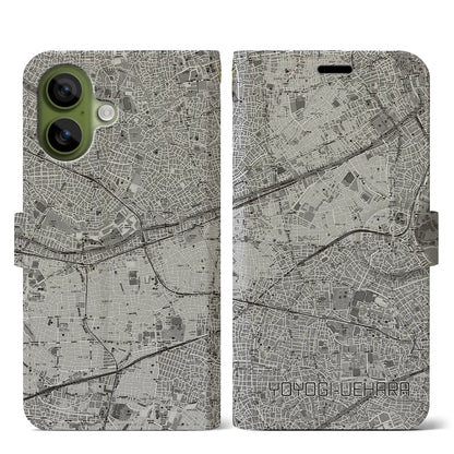 【代々木上原（東京都）】地図柄iPhoneケース（手帳タイプ）