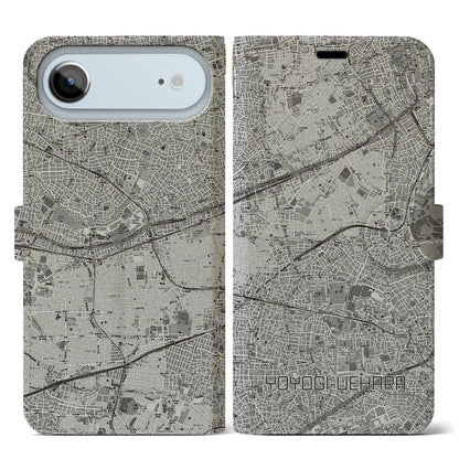 【代々木上原（東京都）】地図柄iPhoneケース（手帳タイプ）