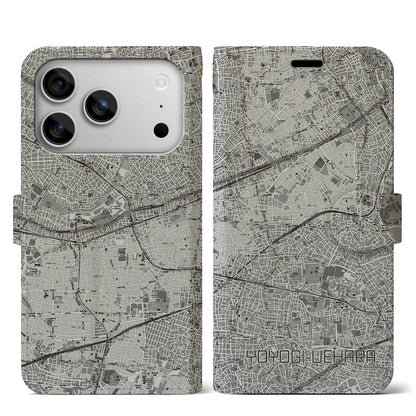 【代々木上原（東京都）】地図柄iPhoneケース（手帳タイプ）