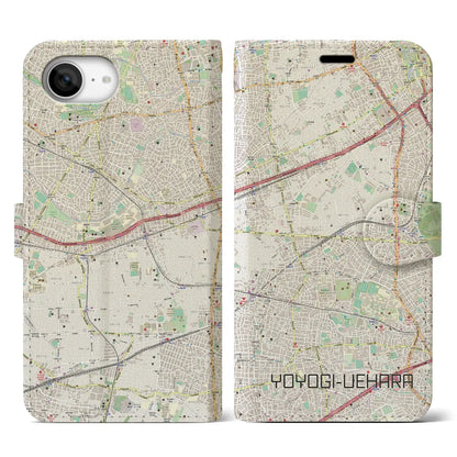 【代々木上原（東京都）】地図柄iPhoneケース（手帳タイプ）