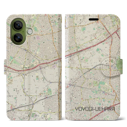 【代々木上原（東京都）】地図柄iPhoneケース（手帳タイプ）