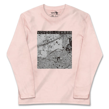 【代々木上原（東京都）】地図柄ロングスリーブTシャツ