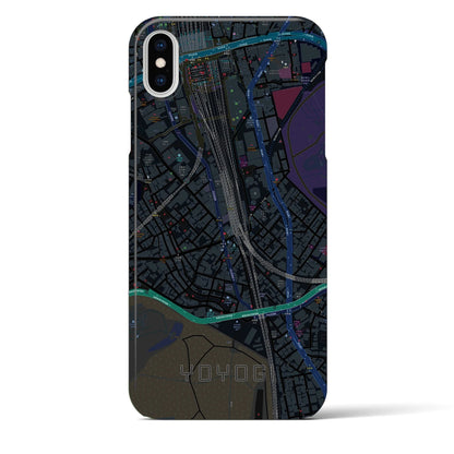 【代々木2（東京都）】地図柄iPhoneケース（バックカバータイプ）