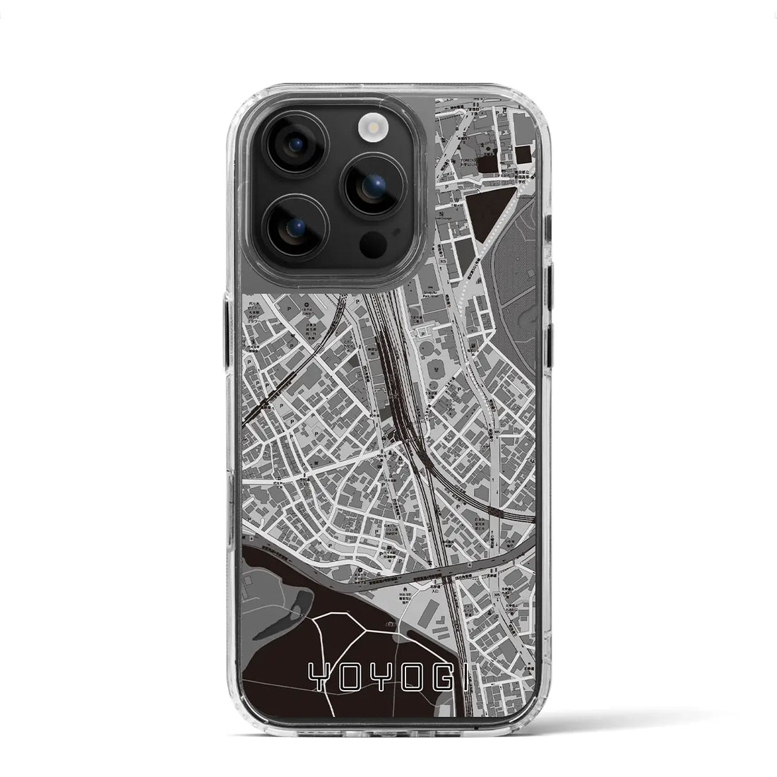 【代々木2(東京都)】地図柄iPhoneケース(MagSafeタイプ)