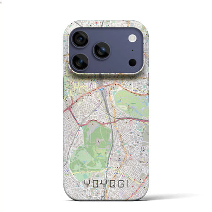 【代々木（東京都）】地図柄iPhoneケース（バックカバータイプ）