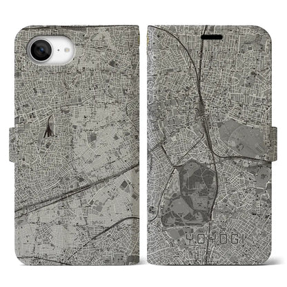 【代々木（東京都）】地図柄iPhoneケース（手帳タイプ）