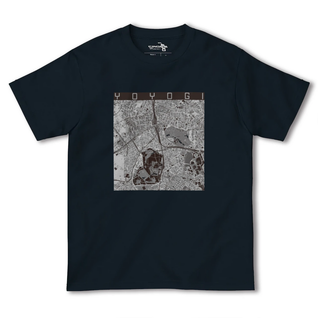 【代々木（東京都）】地図柄ヘビーウェイトTシャツ
