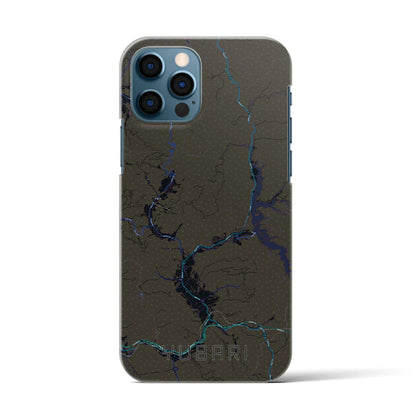 【夕張（北海道）】地図柄iPhoneケース（バックカバータイプ）