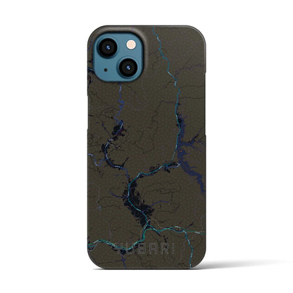 【夕張（北海道）】地図柄iPhoneケース（バックカバータイプ）