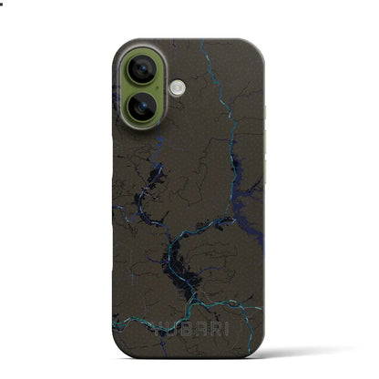 【夕張（北海道）】地図柄iPhoneケース（バックカバータイプ）