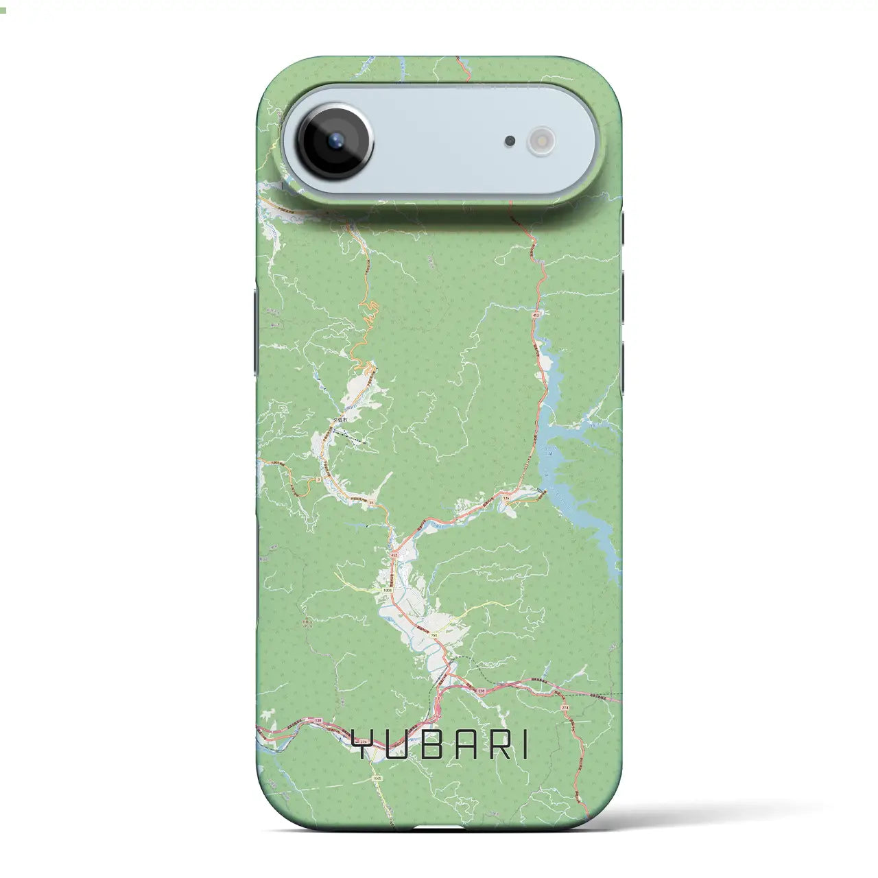 【夕張（北海道）】地図柄iPhoneケース（バックカバータイプ）