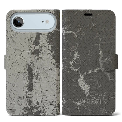 【夕張（北海道）】地図柄iPhoneケース（手帳タイプ）