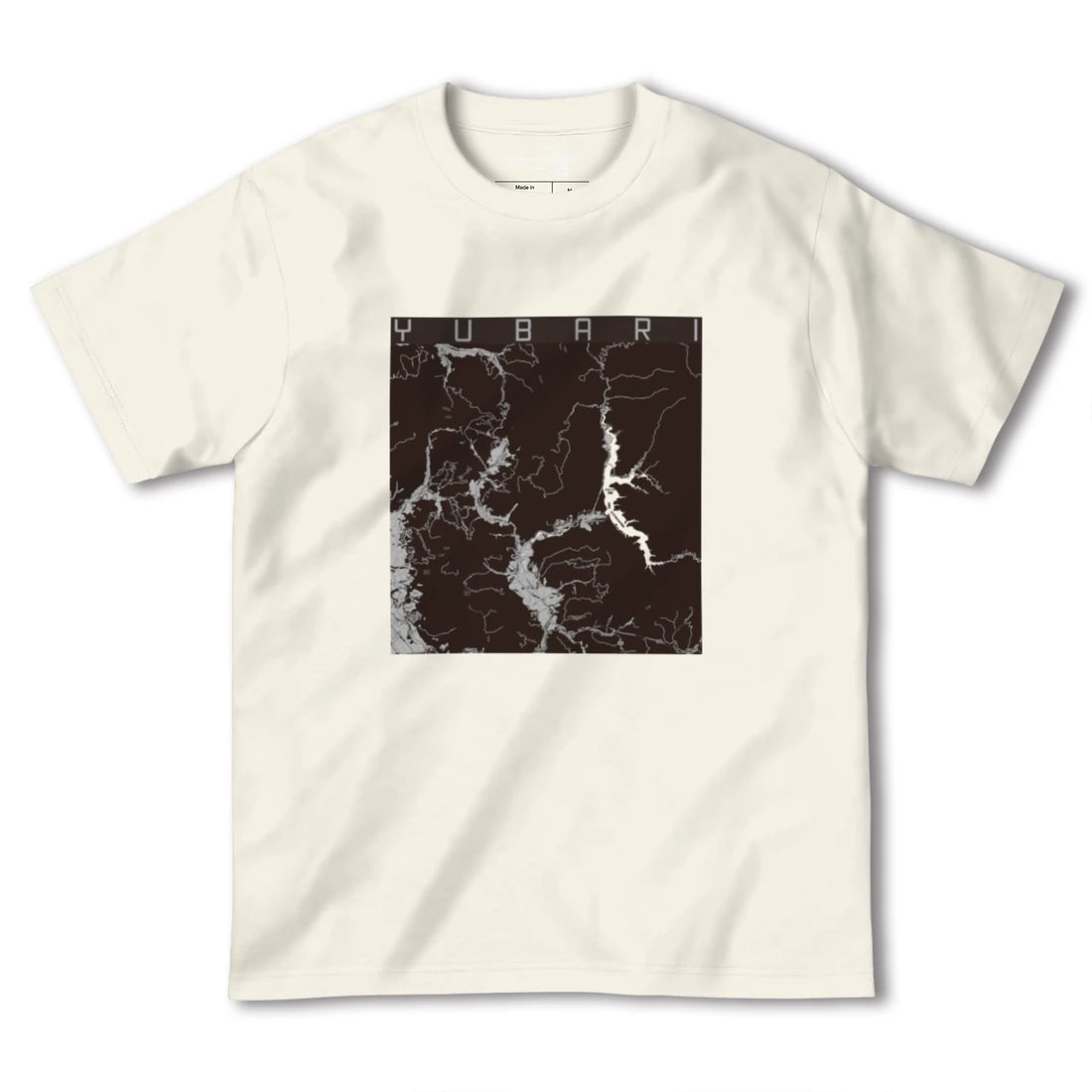 【夕張(北海道)】地図柄ヘビーウェイトTシャツ