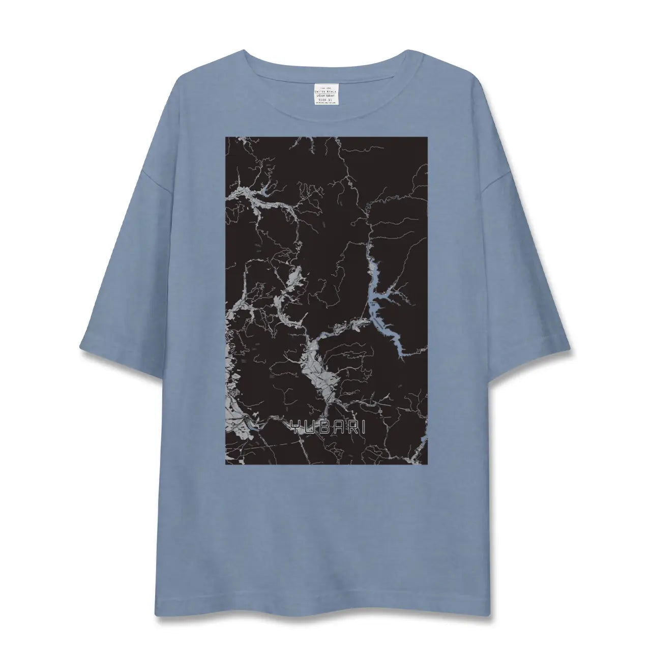 【夕張（北海道）】地図柄ビッグシルエットTシャツ