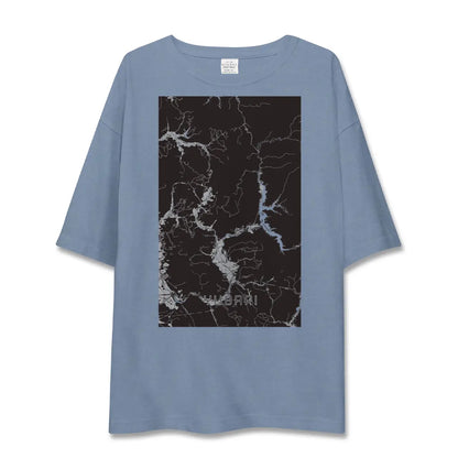 【夕張（北海道）】地図柄ビッグシルエットTシャツ