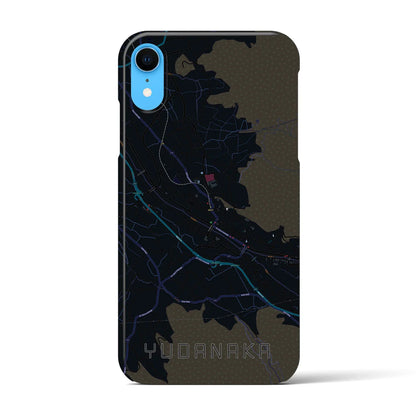 【湯田中（長野県）】地図柄iPhoneケース（バックカバータイプ）